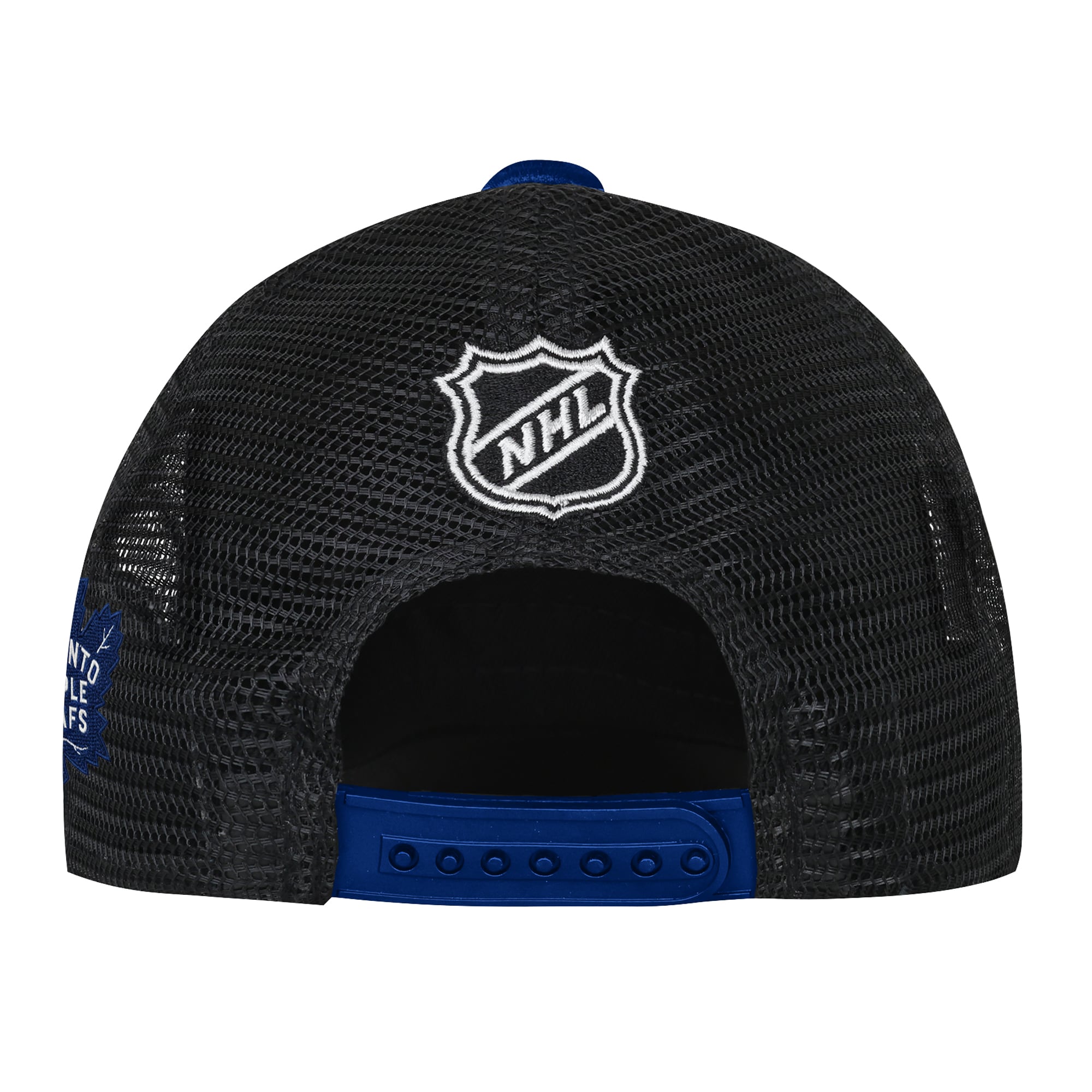 Casquette de camionneur unique blanche des Maple Leafs de Toronto pour jeunes de la marque Outerstuff