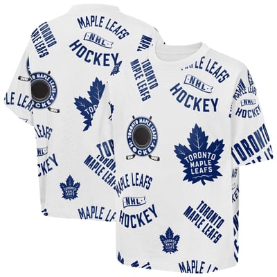 Youth Toronto Maple Leafs  Outerstuff White Unstoppable T-Shirt