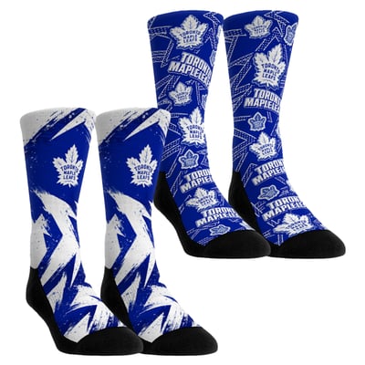  Toronto Maple Leafs Rock Em Youth Game Day Two-Pack Crew Socks - Blue