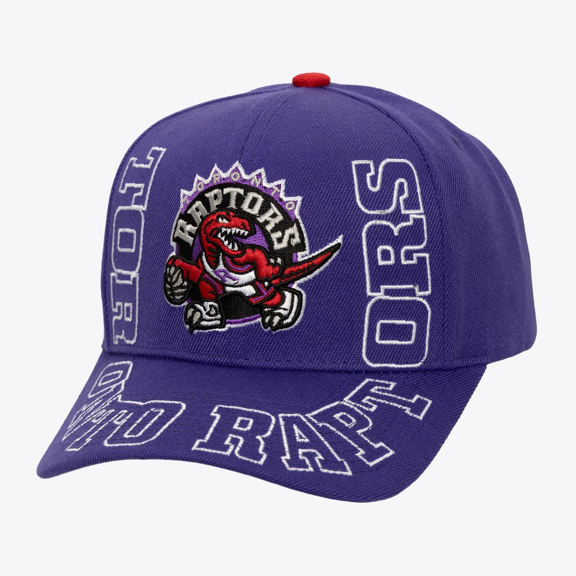 Toronto Raptors Purple Hardwood Classics Around The Way Pro Snapback Hat
