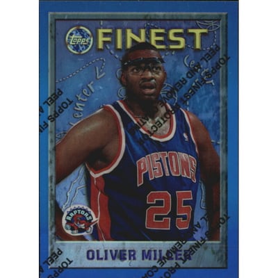 1995-96 Finest Refractors #43 Oliver Miller