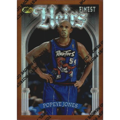 1996-97 Finest Refractors #241 Popeye Jones B