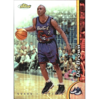 1998-99 Finest No Protectors Refractors #153 Dee Brown