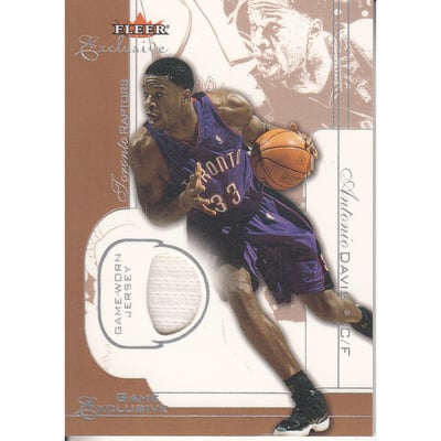 2001-02 Fleer Exclusive Game Exclusives #14 Antonio Davis