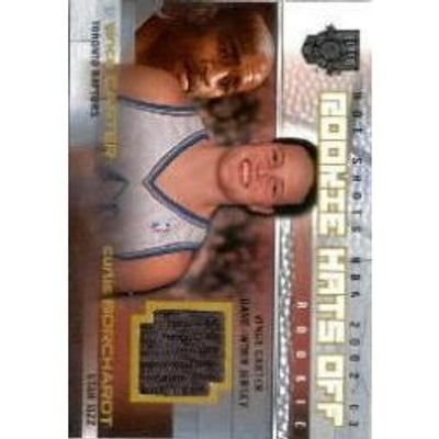 2002-03 Fleer Hot Shots #200 Curtis Borchardt RC/Vince Carter JSY/350