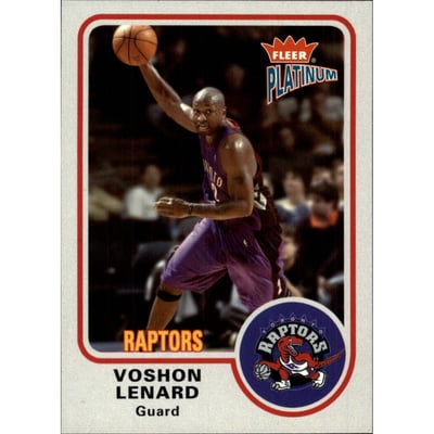 2002-03 Fleer Platinum Finish #34 Voshon Lenard