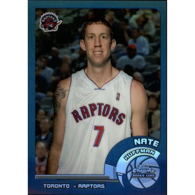 2002-03 Topps Chrome Refractors #55 Nate Huffman