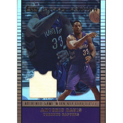 2002-03 Topps Jersey Edition Copper #JEAD Antonio Davis R ERR