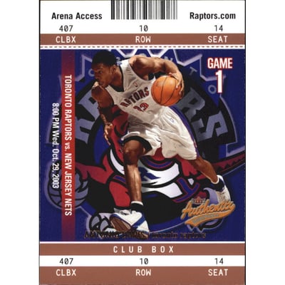 2003-04 Fleer Authentix Club Box #30 Antonio Davis