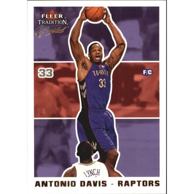 2003-04 Fleer Tradition Crystal #99 Antonio Davis