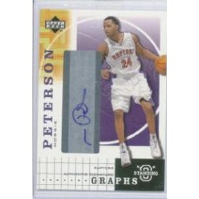 2003-04 Upper Deck Standing O Graphs #MP Morris Peterson