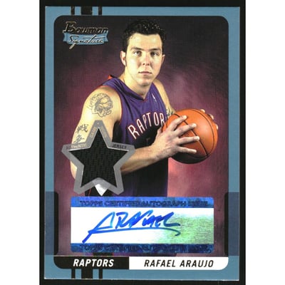 2004-05 Bowman Signature Edition 169 #78 Rafael Araujo JSY AU
