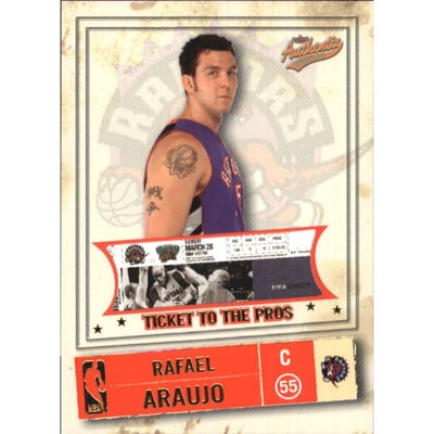 2004-05 Fleer Authentix Parallel 100 #124 Rafael Araujo
