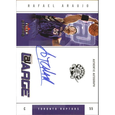 2004-05 Fleer Genuine At Large Autographs #RA Rafael Araujo/150