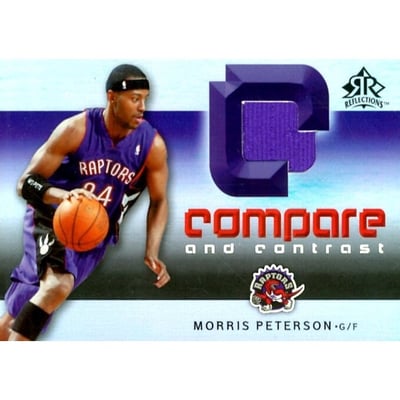 2005-06 Reflections Compare and Contrast Jerseys #PR Morris Peterson/Jalen Rose