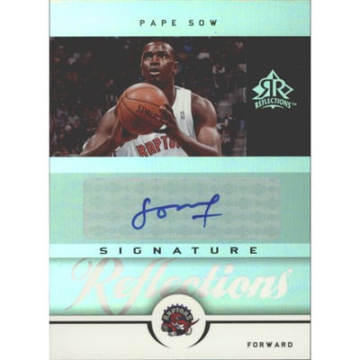 2005-06 Reflections Signatures #PS Pape Sow