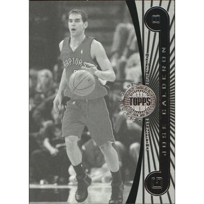 2005-06 Topps First Row Black and White #144 Jose Calderon