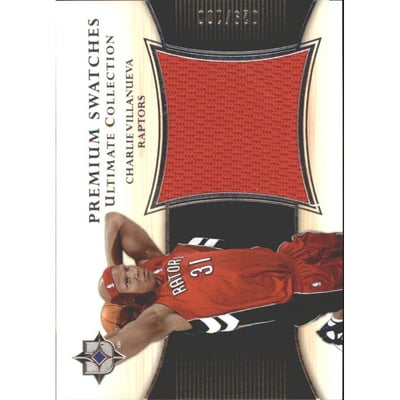 2005-06 Ultimate Collection Premium Swatches #PSCV Charlie Villanueva