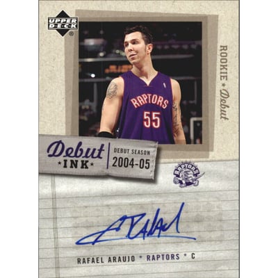 2005-06 Upper Deck Rookie Debut Ink #RA Rafael Araujo