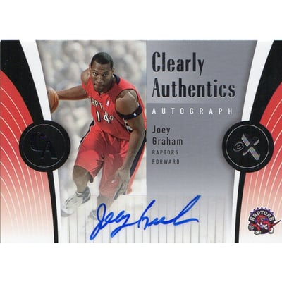 2006-07 E-X Clearly Authentics Autographs #CAAJG Joey Graham