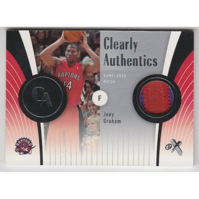 2006-07 E-X Clearly Authentics Patches #CAJG Joey Graham