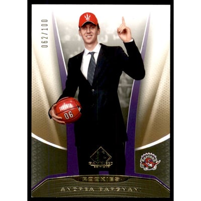 2006-07 SP Game Used Gold #201 Andrea Bargnani