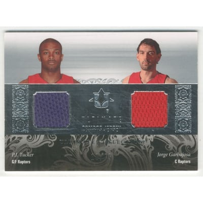 2006-07 Ultimate Collection Combos Jerseys Dual #TG P.J. Tucker/Jorge Garbajosa