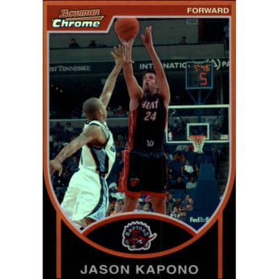 2007-08 Bowman Chrome Refractors Black #102 Jason Kapono