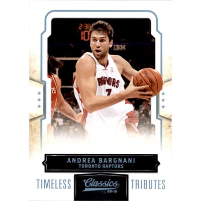 2009-10 Classics Timeless Tributes Platinum #15 Andrea Bargnani