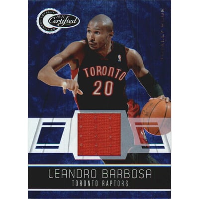 2010-11 Totally Certified Blue Materials #109 Leandro Barbosa/99