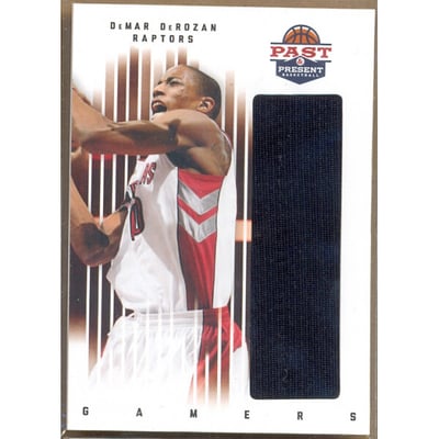 2011-12 Panini Past and Present Gamers Jerseys #27 DeMar DeRozan