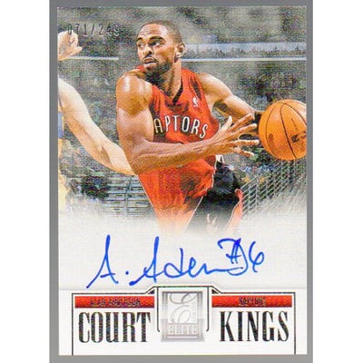 2012-13 Elite Series Court Kings Autographs #93 Alan Anderson/249