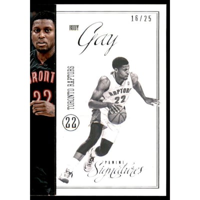 2012-13 Panini Signatures Stars #395 Rudy Gay