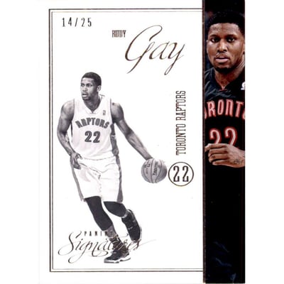 2012-13 Panini Signatures Stars #398 Rudy Gay