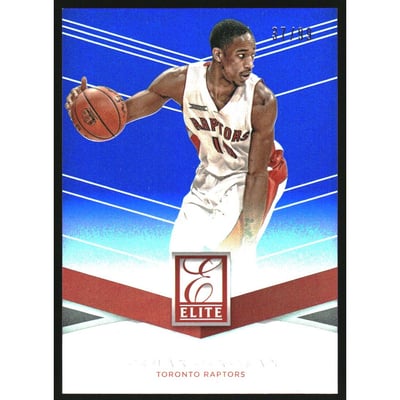 2014-15 Elite Blue #30 DeMar DeRozan