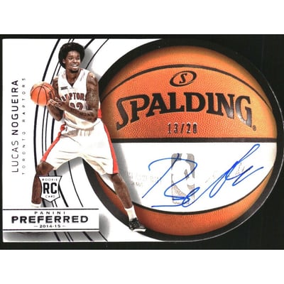 2014-15 Panini Preferred Purple #26 Lucas Nogueira RB AU