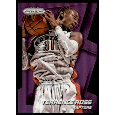 2014-15 Panini Prizm Prizms Purple Die Cut #4 Terrence Ross