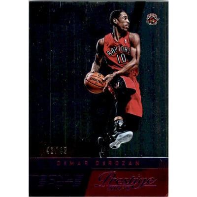 2014-15 Prestige Plus Bonus Shots Purple #68 DeMar DeRozan