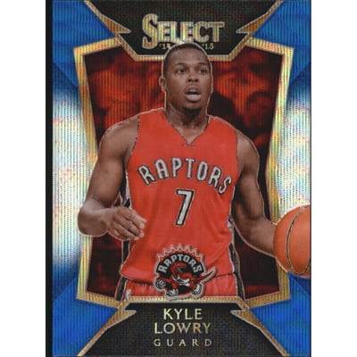 2014-15 Select Prizms Blue and Silver #52 Kyle Lowry CON