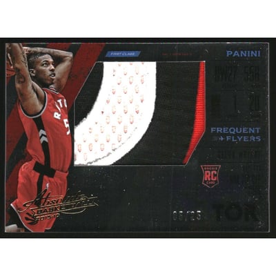 2015-16 Absolute Memorabilia Freshman Flyer Jumbo Jerseys Prime #20 Delon Wright