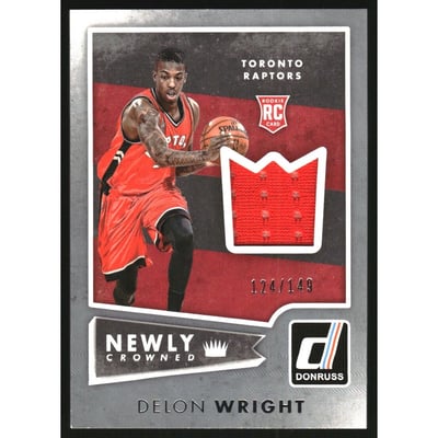 2015-16 Donruss Newly Crowned Rookie Jerseys #11 Delon Wright