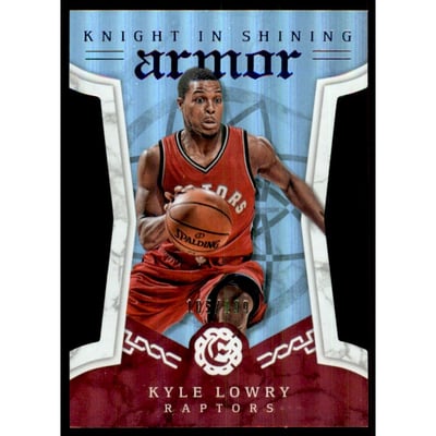 2016-17 Panini Excalibur Knight in Shining Armor Blue #22 Kyle Lowry