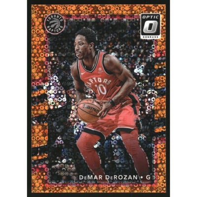 2017-18 Donruss Optic Fast Break Orange #136 DeMar DeRozan