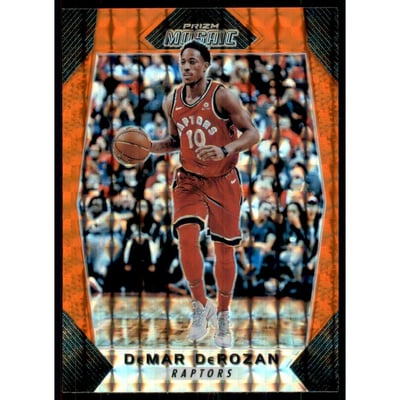 2017-18 Panini Prizm Mosaic Orange #42 DeMar DeRozan