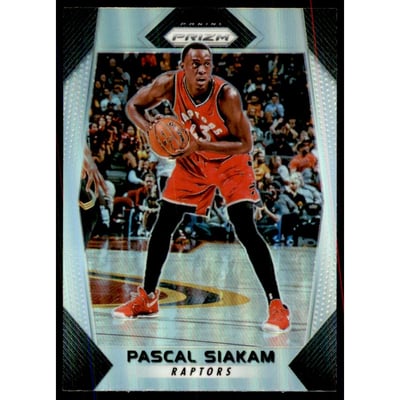 2017-18 Panini Prizm Prizms Silver #34 Pascal Siakam