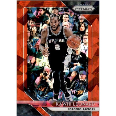 2018-19 Panini Prizm Prizms Red Ice #53 Kawhi Leonard