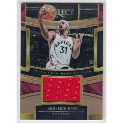 2018-19 Select Throwback Memorabilia Prizms Copper #30 Terrence Ross