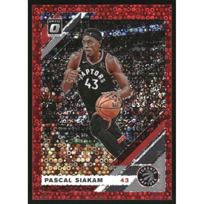 2019-20 Donruss Optic Fast Break Red #19 Pascal Siakam