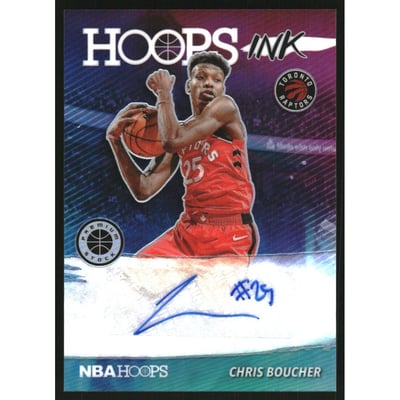2019-20 Hoops Premium Stock Hoops Ink #4 Chris Boucher