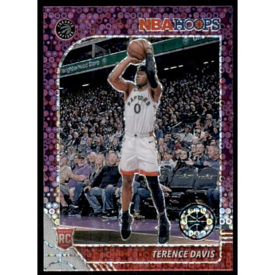 2019-20 Hoops Premium Stock Prizms Purple Disco #257 Terence Davis II